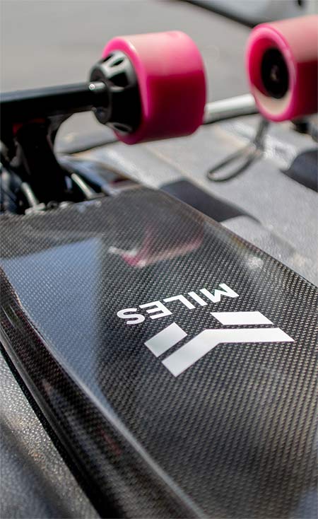 Miles Electric Skateboard Bottom 2